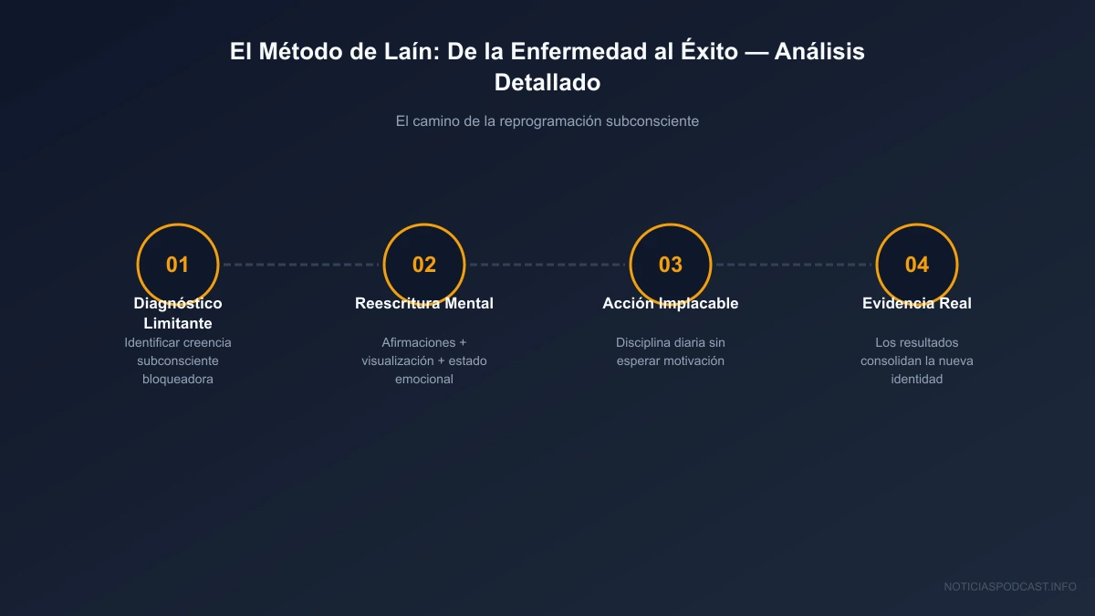 Ilustración de la disciplina de alto rendimiento y la reprogramación del subconsciente